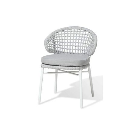 Atol kerti szék fehér/világosszürke