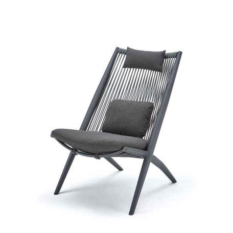 Bahza kerti szék antracit/szürke