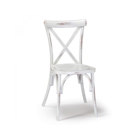 GS 972 szék antik fehér szín.