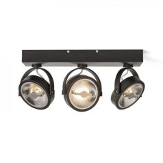 KELLY LED III fali lámpa fekete 230V LED 3x12W 24° 3000K