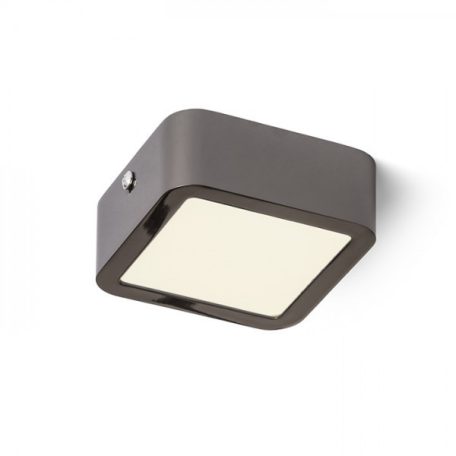 HUE SQ 9 mennyezeti lámpa fekete króm 230V LED 6W 3000K