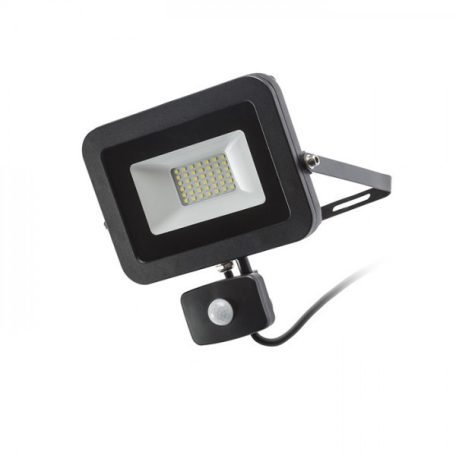 PONTA reflektor érzékelővel fekete 230V LED 30W 120° IP54 3000K