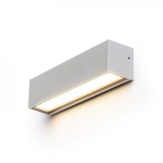   CAMARGUE fali lámpa ezüstszürke szatén üveg 230V LED 6W IP65 3000K