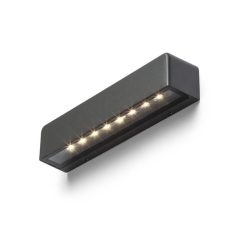 SAMPO fali anrtracitszürke 230V LED 9W IP65 3000K