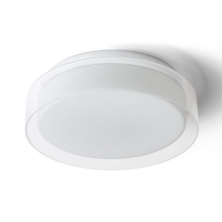 VENICE LED 30 mennyezeti tiszta üveg/opál üveg/króm 230V LED 12W IP44 3000K