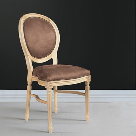 Luigi XVI 164-S kárpitozott rakásolható szék nyers bútor váz