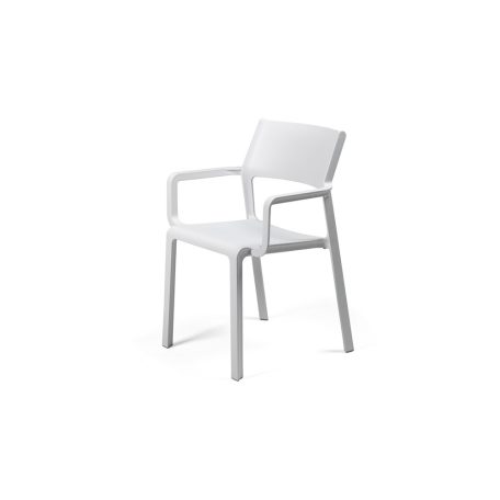 Nardi Trill fehér kültéri karos szék