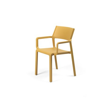 Nardi Trill mustár sárga kültéri karos szék