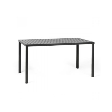 Nardi Cube 140x80 cm antracit szürke kültéri asztal